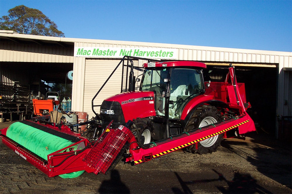 MacMaster Harvester machinery at Lismore shop